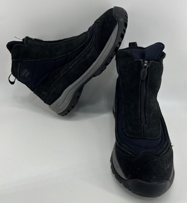 Cabela s Dry Plus Black And Blue Leather Boots 84-1107 Thinsulate Size 8D