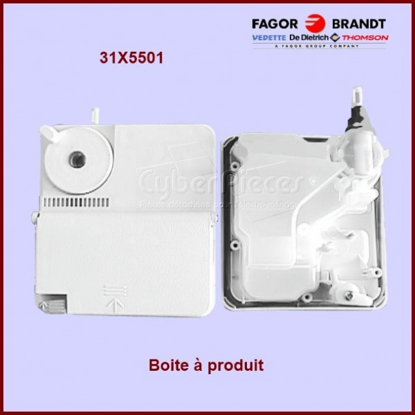Boite à produit Brandt 31X5501 avec ouverture automatique étanche