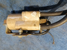 BSA TRIUMPH DENSO 12V TWIN CYLINDER COIL & BRACKET VINTAGE MOTORBIKE TO RESTORE
