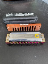 Hohner marine band deluxe, custom blue moon comb key of C