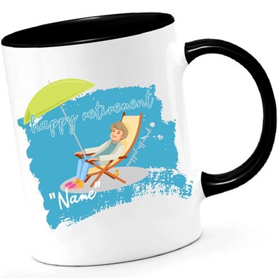 Ruhestandsgeschenk Tasse personalisiert perfektes Ruhestandsgeschenk weiß / ja ''Luxus bla