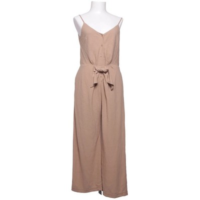 Mango, Jumpsuit, Größe: S, Beige, Elasthan/Polyester, Einfarbig, Damen #Nuu