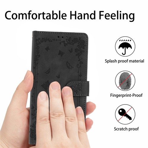 Case for Motorola G86 G56 G15 G54 G84 G42 G55 Skin Feel Wallet Case Phone Cover - Zdjęcie 7 z 19