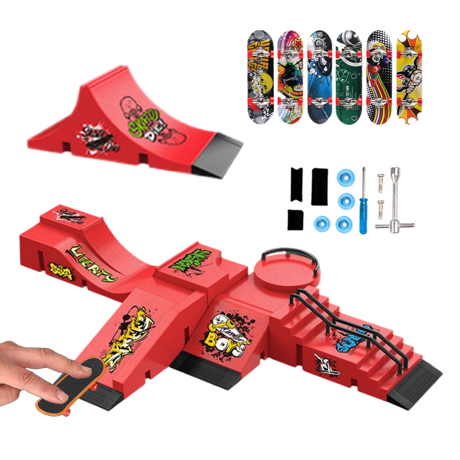 S Ramp Set Portable Toy Training Set Kids