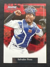 2019 Bowman Sterling Salvador Perez Red Chrome #SR-SP Kansas City Royals 5/5