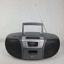 Aiwa CSD-ED26U Compact AM FM Radio, CD  Cassette Boombox Tested Working 