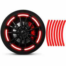 Car rims reflector sticker night-luminous rim tape tuning universal new