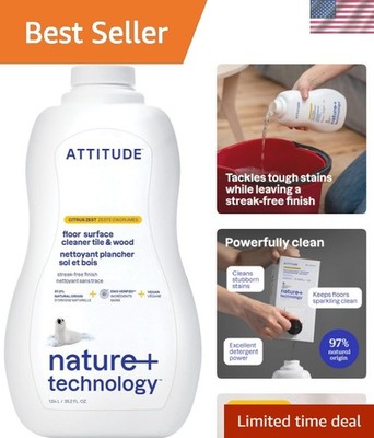Floor Cleaner, EWG Verified, Streak-Free,  & Plant-Based for Tile, Wood & Lam...