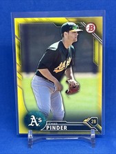 2016 Bowman Prospects Yellow Chad Pinder #BP139 Oakland Athletics