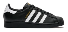 adidas Superstar Core Black Cloud White Gold EG4959 Men's Size New