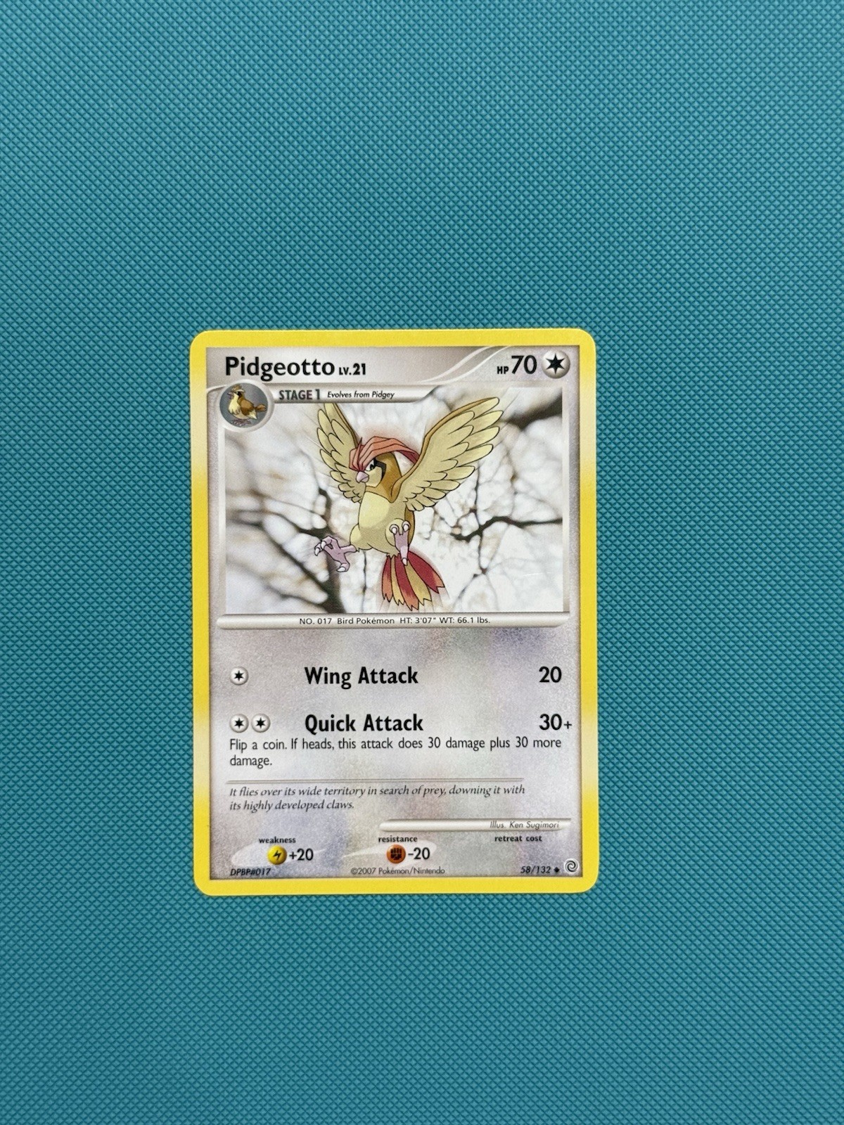 Pidgeotto 58/132 Secret Wonders Regular MID ERA POKEMON (LP/NM)