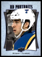 2016-17 Upper Deck UD Portraits Robby Fabbri St. Louis Blues #P-8