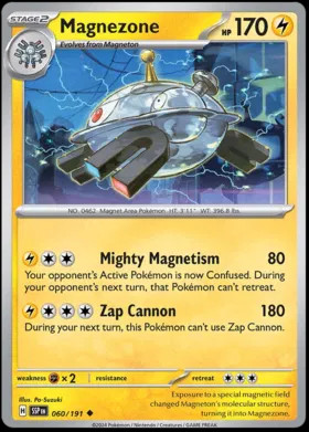Pokemon Magnezone 60 / 191 SV: Surging Sparks Reverse Holo