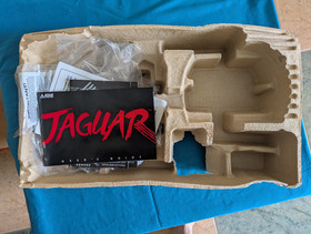 Atari Jaguar 64 console, boxed, with Cybermorph and Kasumi Ninja