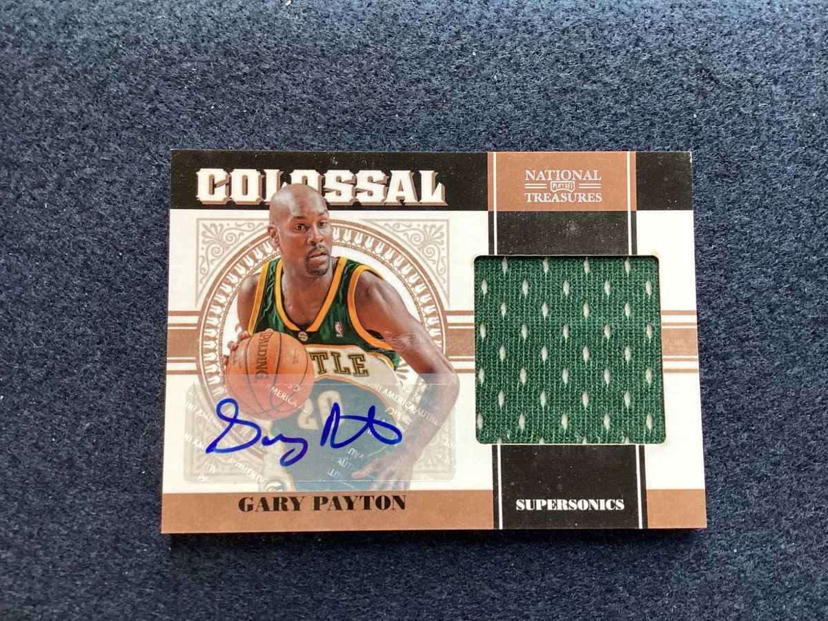 Panini Gary Payton Basketball Autographed Sports Trading Cards