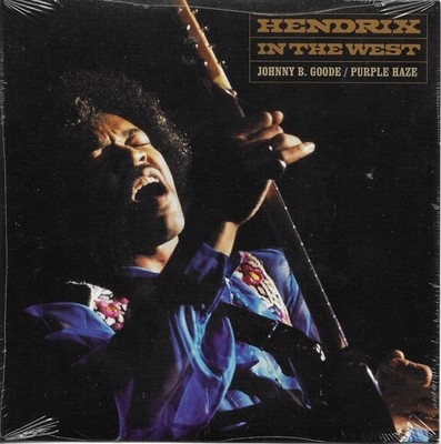 JIMI HENDRIX Johnny B Goode PUPLE HAZE LIVE 5000 MADE 7 INCH VINYL