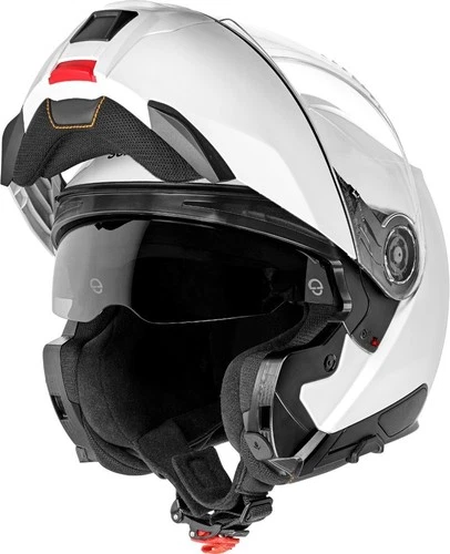 Schuberth C5 Flip-Front Motorcycle Helmet P/J Gloss White
