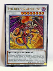 Red Dragon Archfiend SDCK-EN045 Ultra Rare 1st Edition