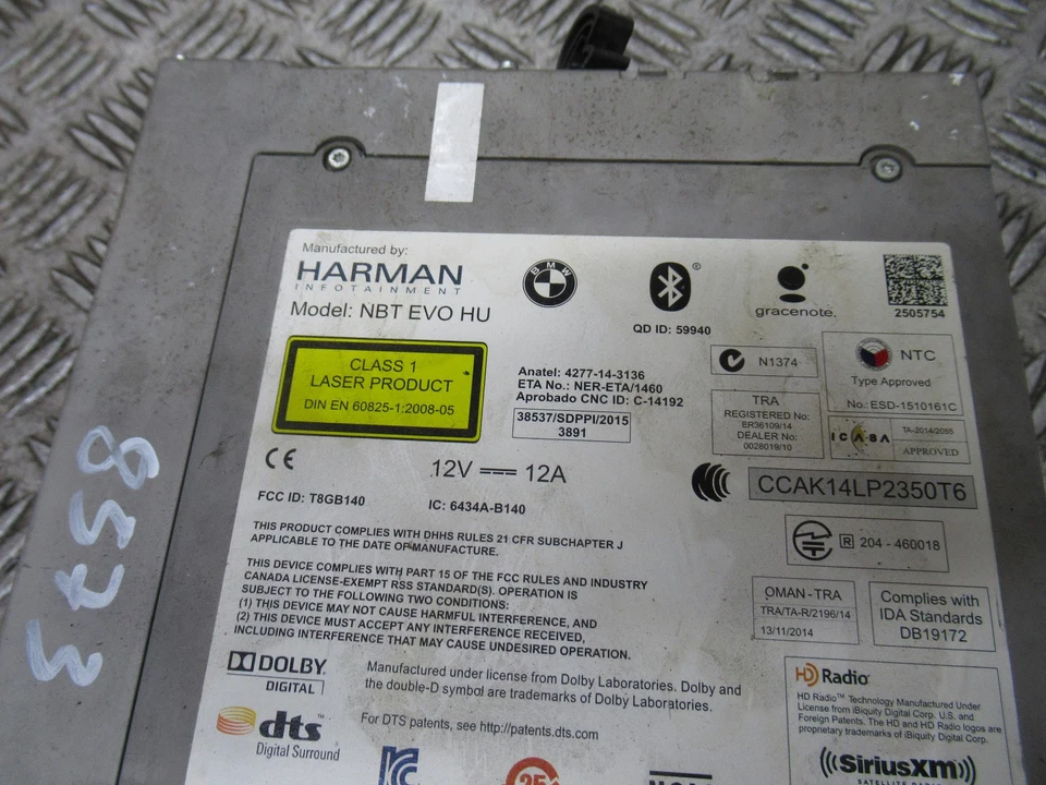 2016 BMW 4 420D GRAND COUPE M-SPORT F36 MK1 MULTIMEDIA HEAD UNIT REF8573 - Image 2 of 4