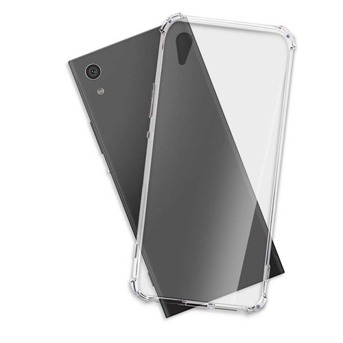Cover Per Sony Xperia XA1 Plus In Gel Di Silice Con Effetto Fibra Di Carbonio – Antiurto E Antiscivolo - 2