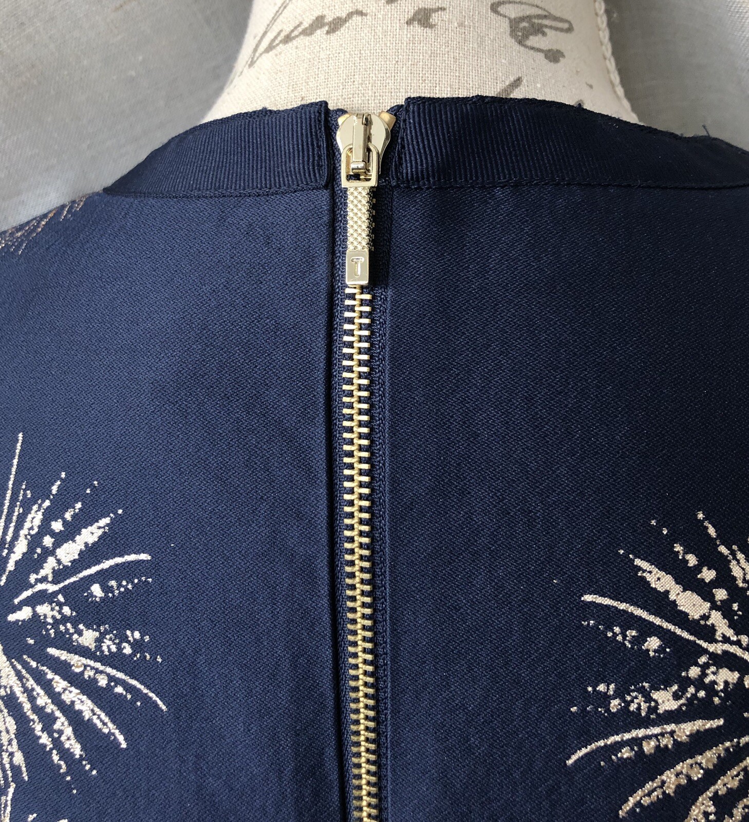 tzalla stardust jacquard dress