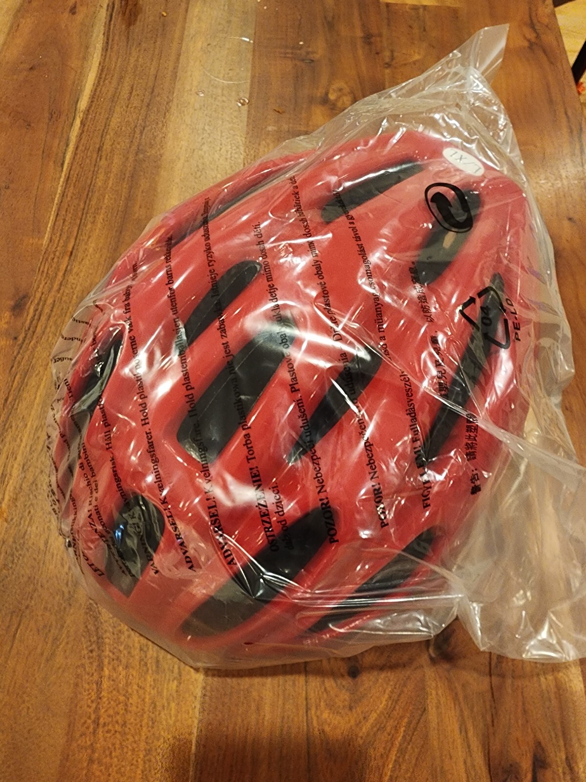 New ProRider Bicycle Bike Helmet. Red with dial-fit L/XL BG-TS14RED for Adults