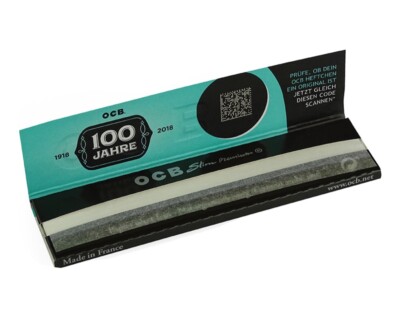 9x OCB Long King Size Slim Premium Black Papers Zigarettenpapier Papes Blättchen
