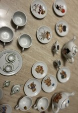 Vintage Children  s Tea Set Lot 38 Pieces