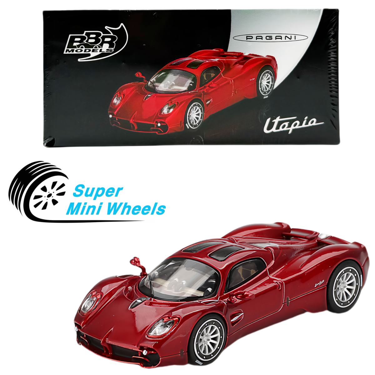 BBR Models 1:64 Pagani Utopia – Dubai Red – Limited Edition | eBay