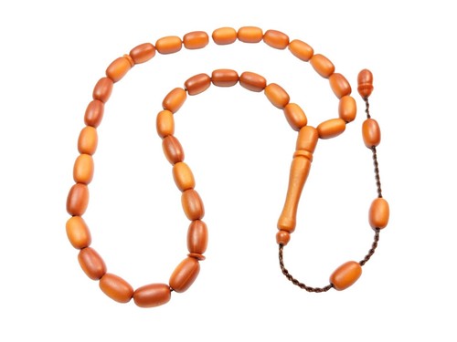 Darkening German Fiber Prayer Beads Capsule, Alman Tesbih Small Tasbih Subha 302 - Picture 2 of 11