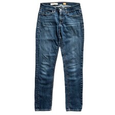 Pilcro and the Letterpress Jeans 27 Blue Stretch Skinny Anthropologie Denim