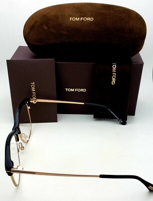 TOM FORD Eyeglasses TF5546B-056-52 Size 52/14/square BRAND NEW W CASE New TOM FORD Blue Blocking Cat-Eye Eyeglasses TF 5546-B 001  main image 3