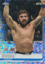 2019 TOPPS UFC CHROME REFRACTOR DIAMOND HOT BOX JIMMIE RIVERA #67
