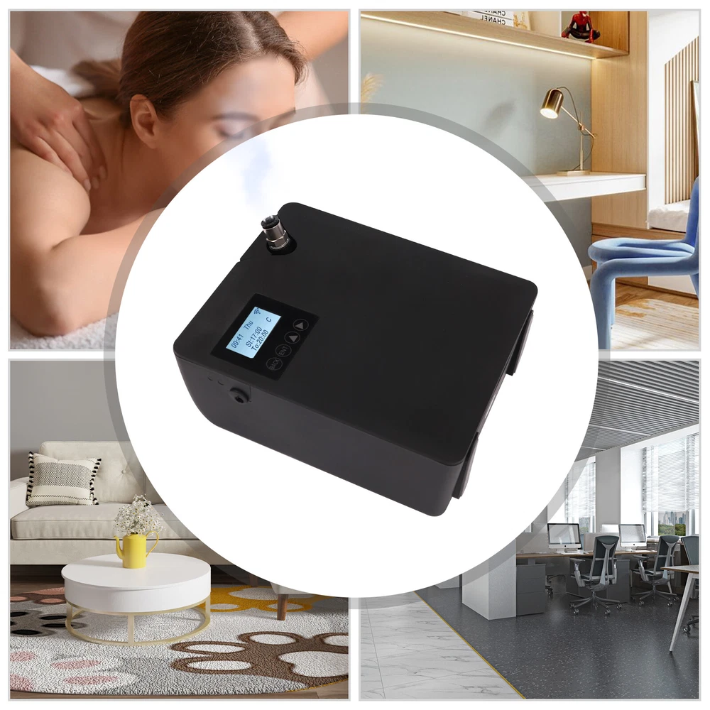 Smart WiFi Air Purifier with Waterless Essential Oil Diffuser & Remote Control  