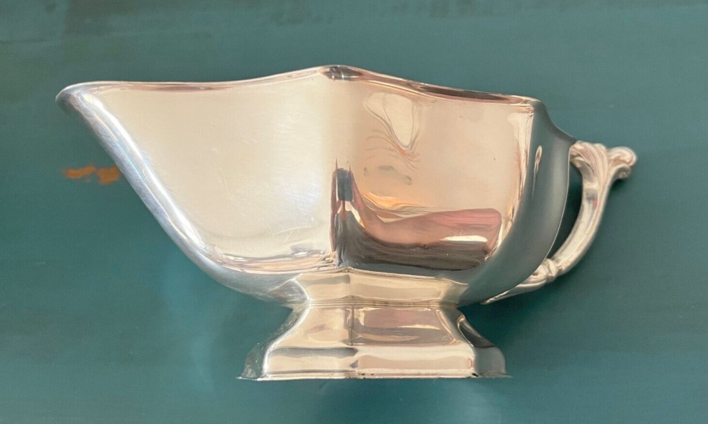 Vintage SilverPlated Gravy Boat, Heavy, Excellent Condition eBay