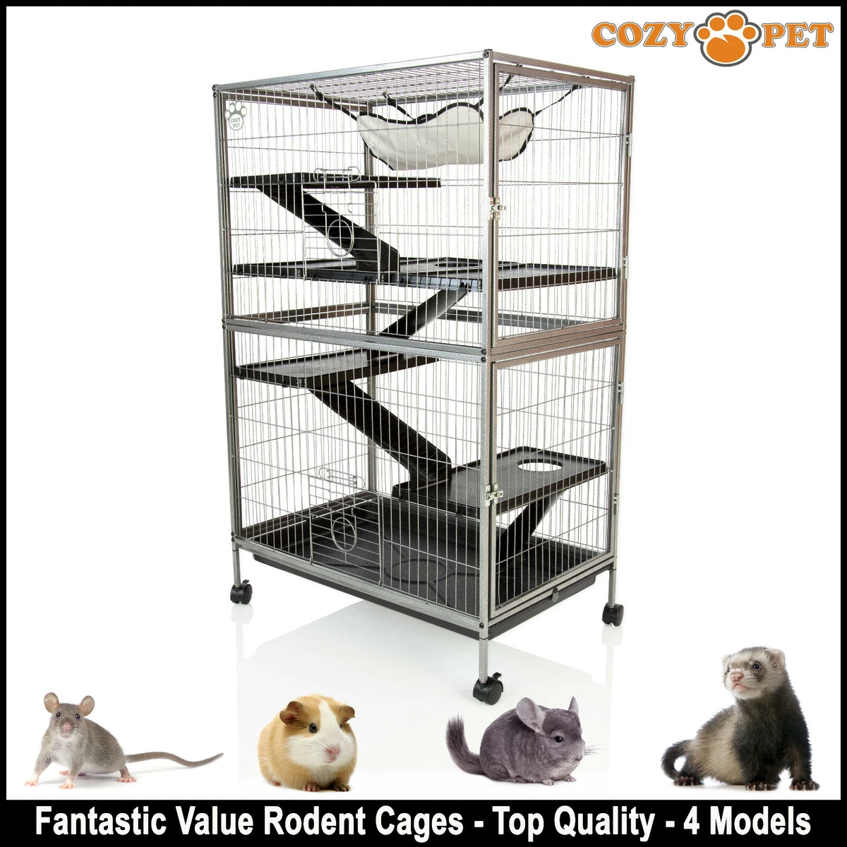 Aivituvin Large Wooden Chinchilla Cage for Sale