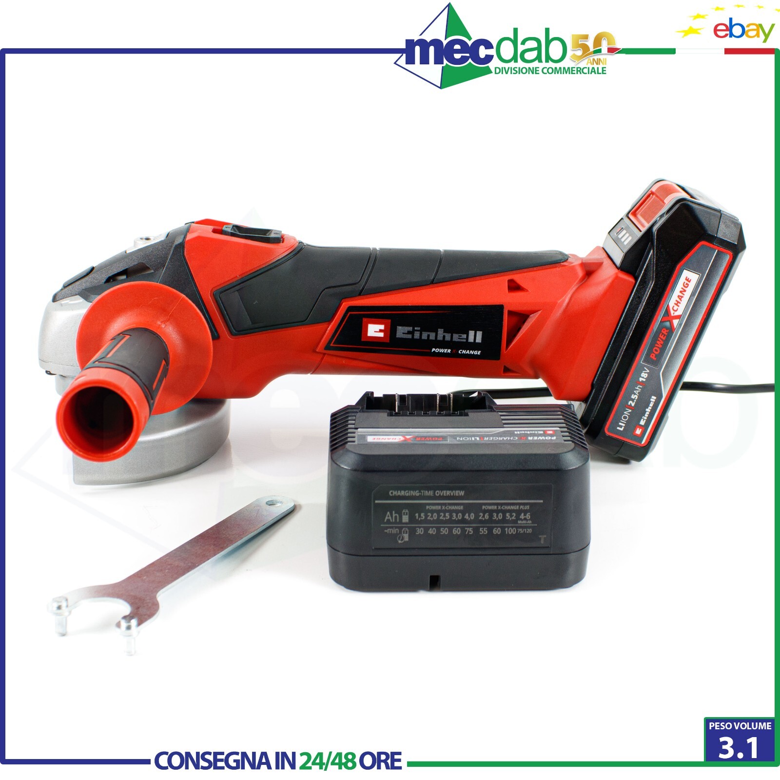 Smerigliatrice Einhell 18V Professional 115mm: Eccellenza Power X-Change