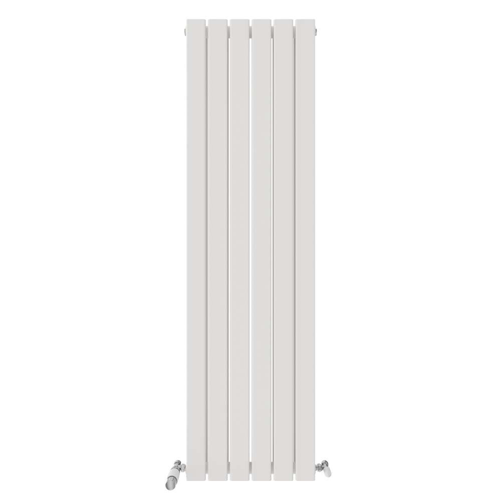 Radiator Vertical Designer Double Column Flat Panel Heater 1600x456mm White