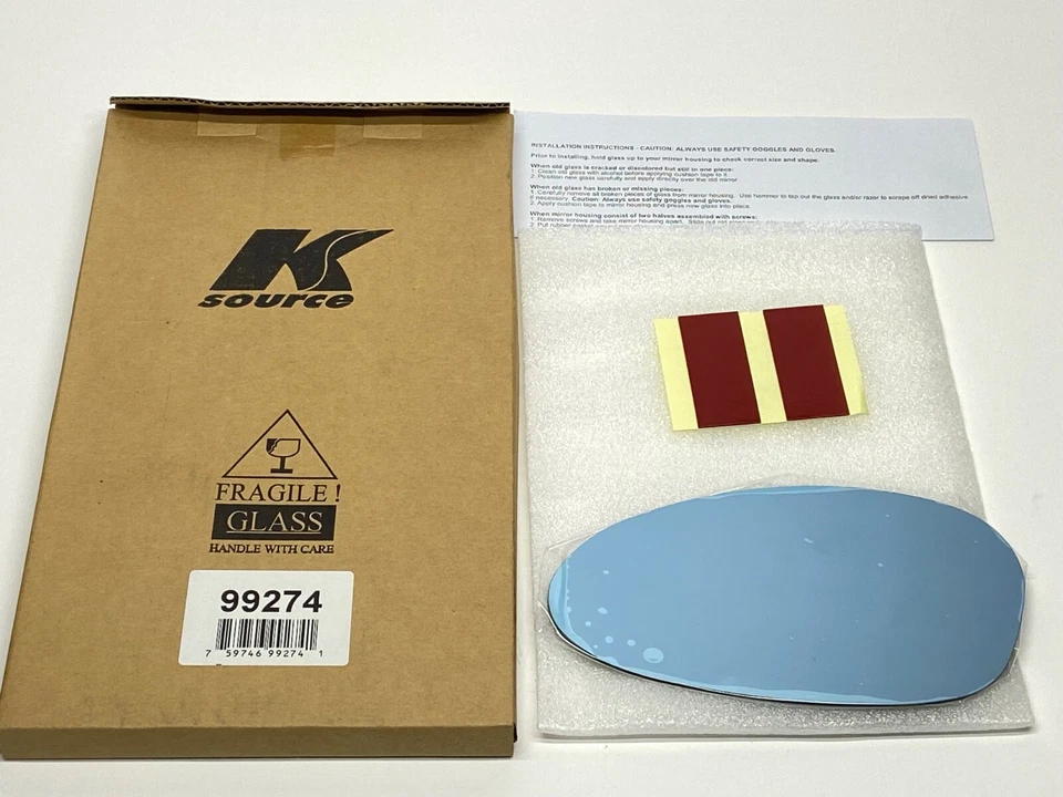 Espelho retrovisor externo lateral BMW e46 M3 driver novo K-Source 99274 - Imagem 2 de 4
