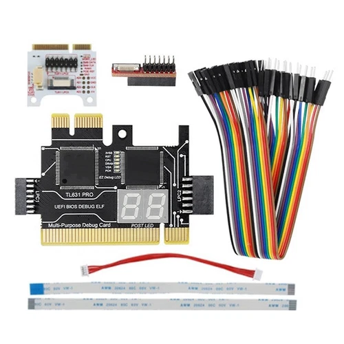 TL631 Pro Diagnosekarte + Erweiterungskarte Diagnosekarte PCI-E Motherboard4818