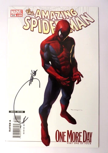 One More Day #1-4 Amazing Spider-Man signed by Joe Quesada VF/NM