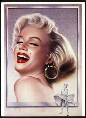 Moderne Postkarte: Schauspielerin MARILYN MONROE (Ref: Athena, # 9253). Kostenloser Versand UK