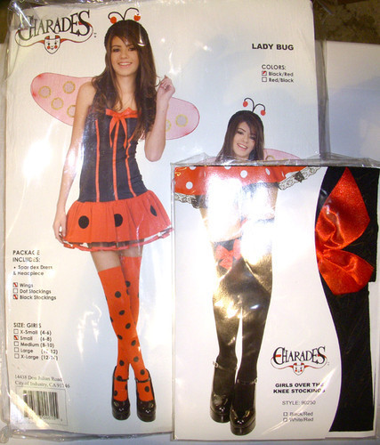 costumes Little Miss Ladybug Tween Costume - Afbeelding 5 van 5