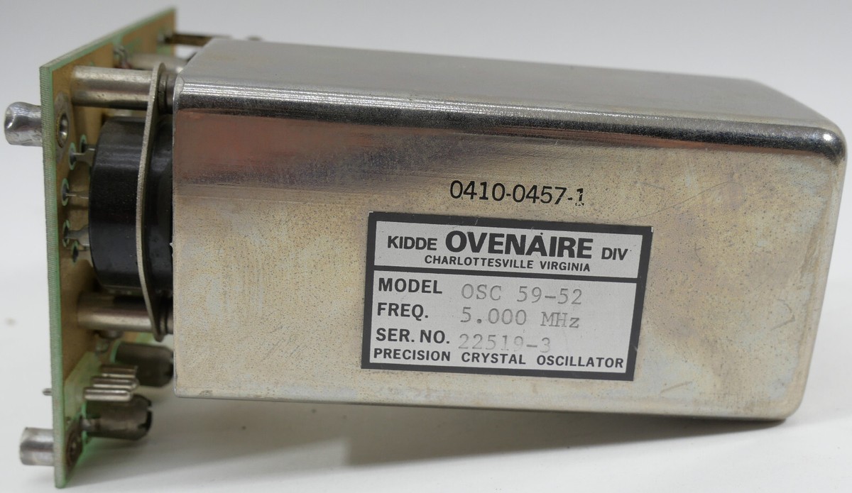 HP 0410-0457-1/Kidde Ovenaire OSC 59-52 Crystal Oscillator HP 0410-0457-1/Kidde Ovenaire OSC 59-52 Crystal Oscillator
