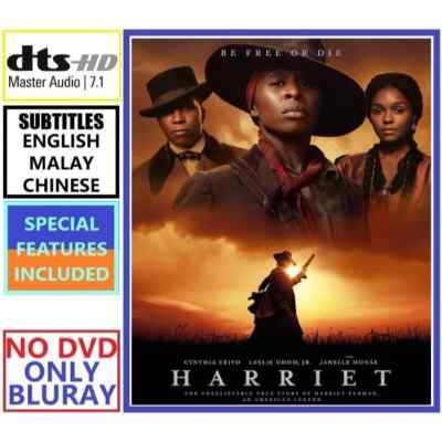 Harriet (2019) New DTS-HDMI 5.1 All Region BLU RAY Disc