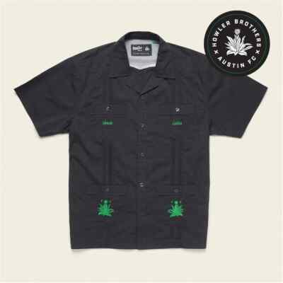 Howler Brothers x Austin FC Guayabera Shirt 2022 LARGE *Rare