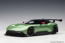 1/18 Aston Martin Vulcan Apple Tree Green W/Orange Accents Car By AUTOart 70263