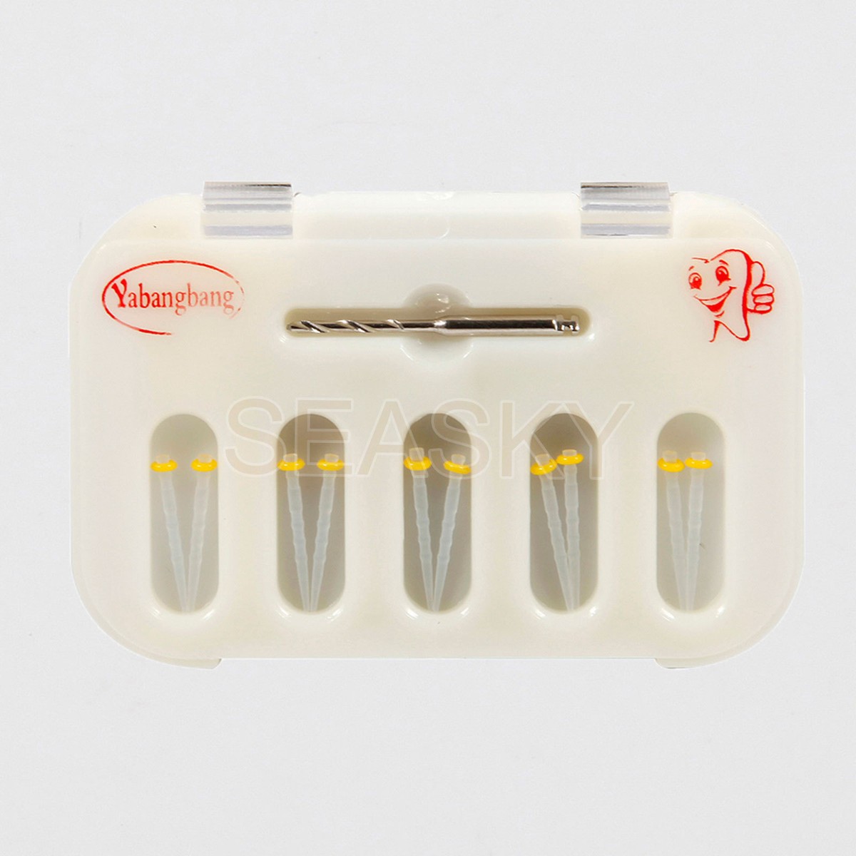 Flat Back Earring Posts 200-Piece Dental Quartz Fiber Post Set - Straight Screw Endodontic Posts For Tooth Restoration Dentaduras Postizas - Foto 9