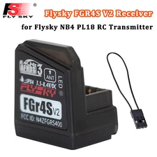 Flysky FGR4S V2 Receiver 2.4G 4CH AFHDS3 for Flysky NB4 PL18 RC Transmitter G4H0