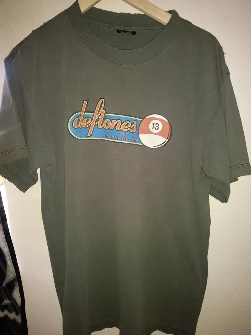 T-shirt Deftones Around The Fur - Motif Boule De Billard - Tailles S à 5XL - Coton 100%